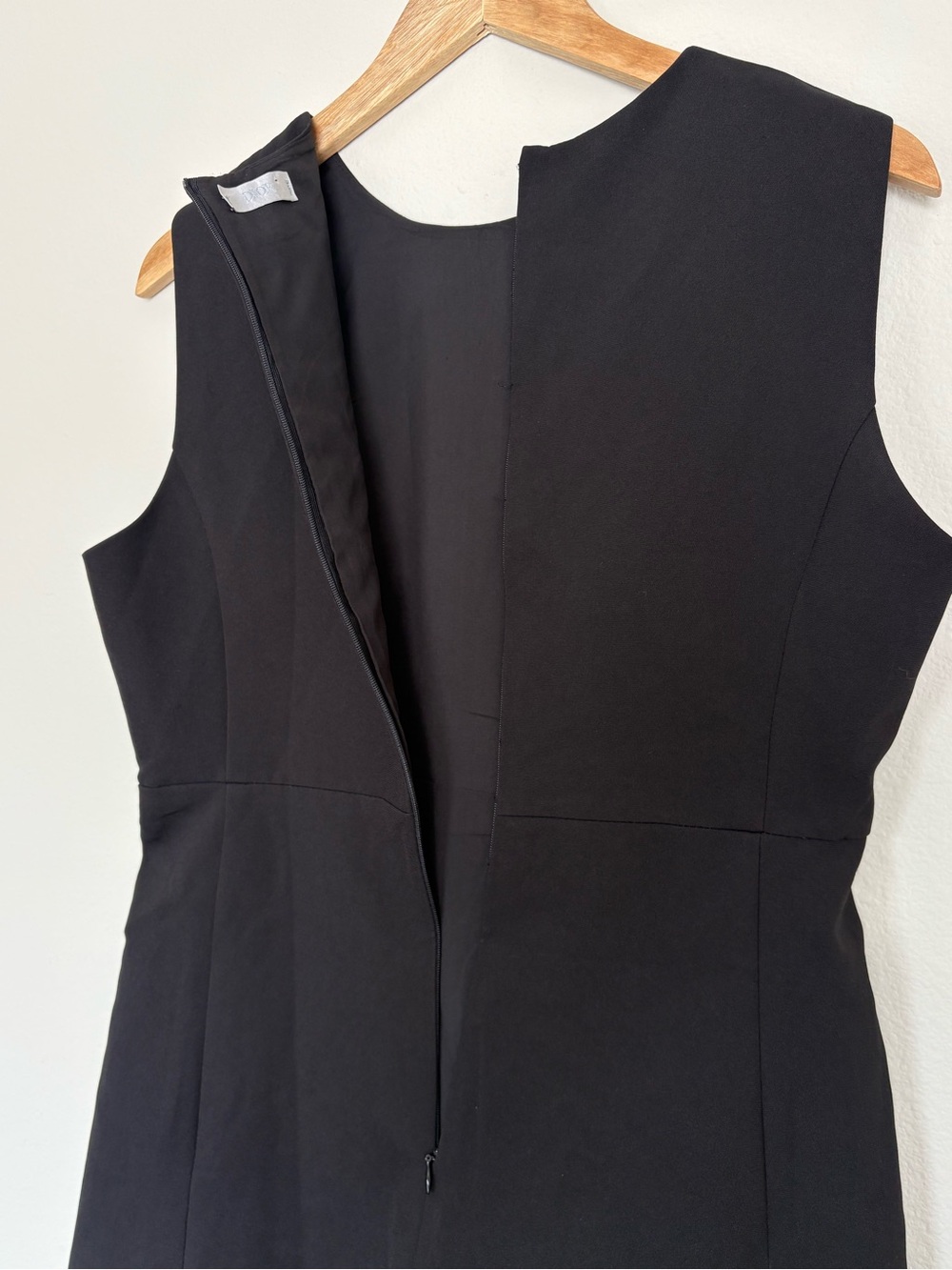 Dior Black Sleeveless Mini Dress - Picture 4 of 7